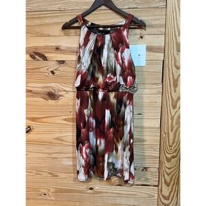 Danillo Boutique Sleeveless Halter Knee Length Party Cocktail Dress Size Medium